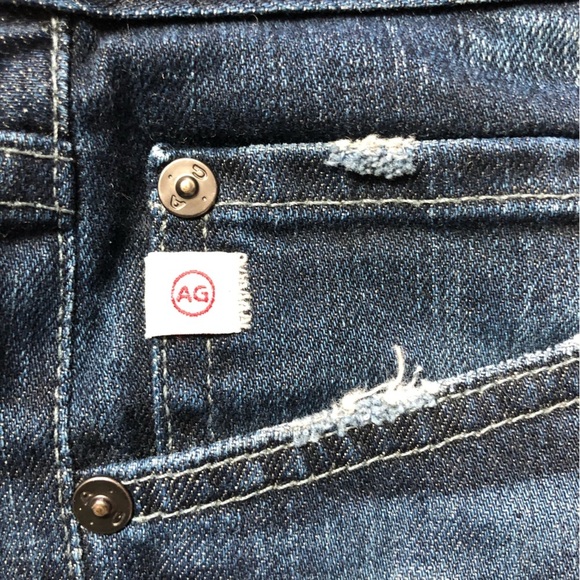 AG Adriano Goldschmied The Tellis Modern Slim Dark Wash Denim Jeans - Picture 9 of 14